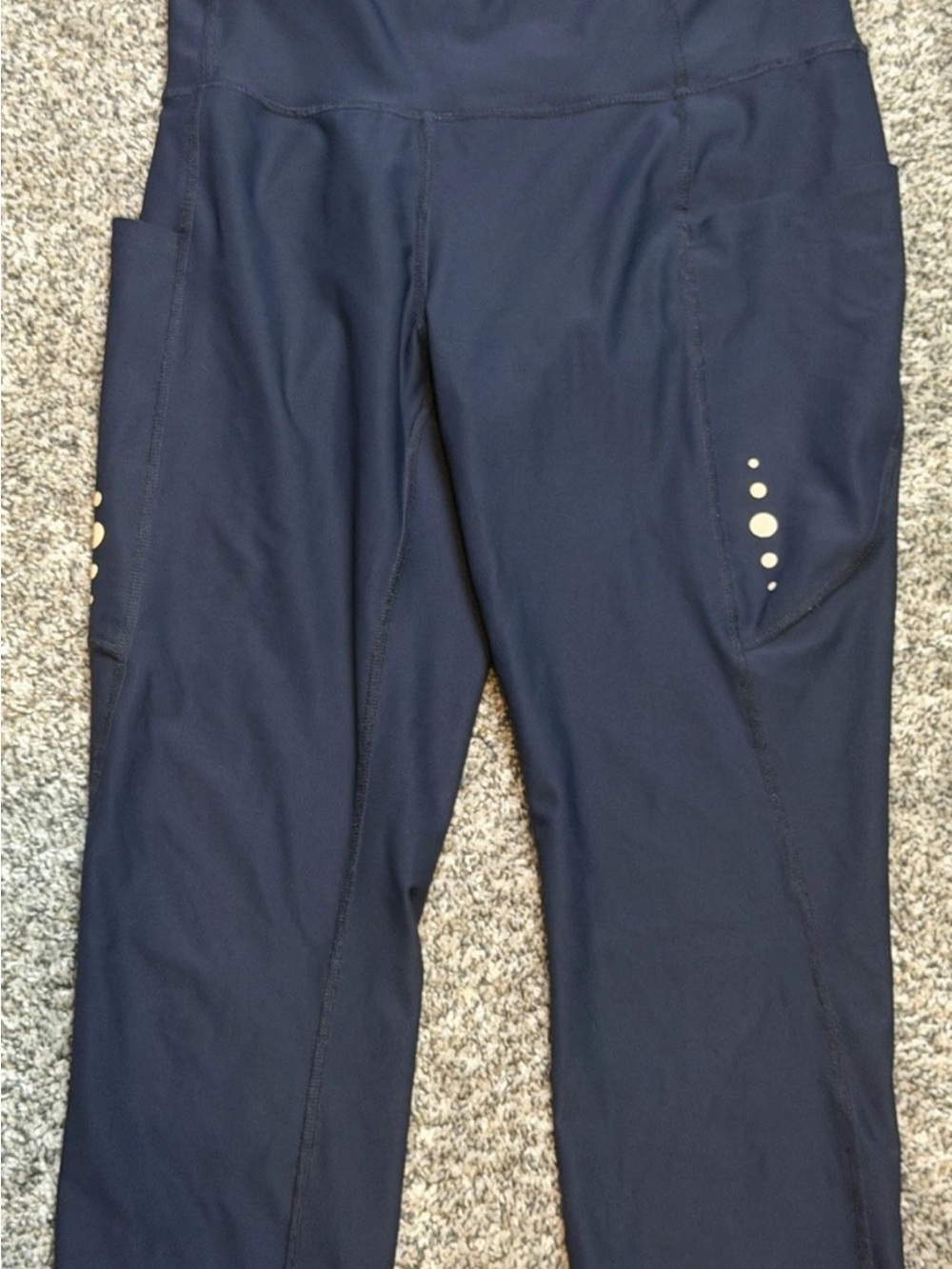 Xersion Navy Quick-Dri Top with White Logos